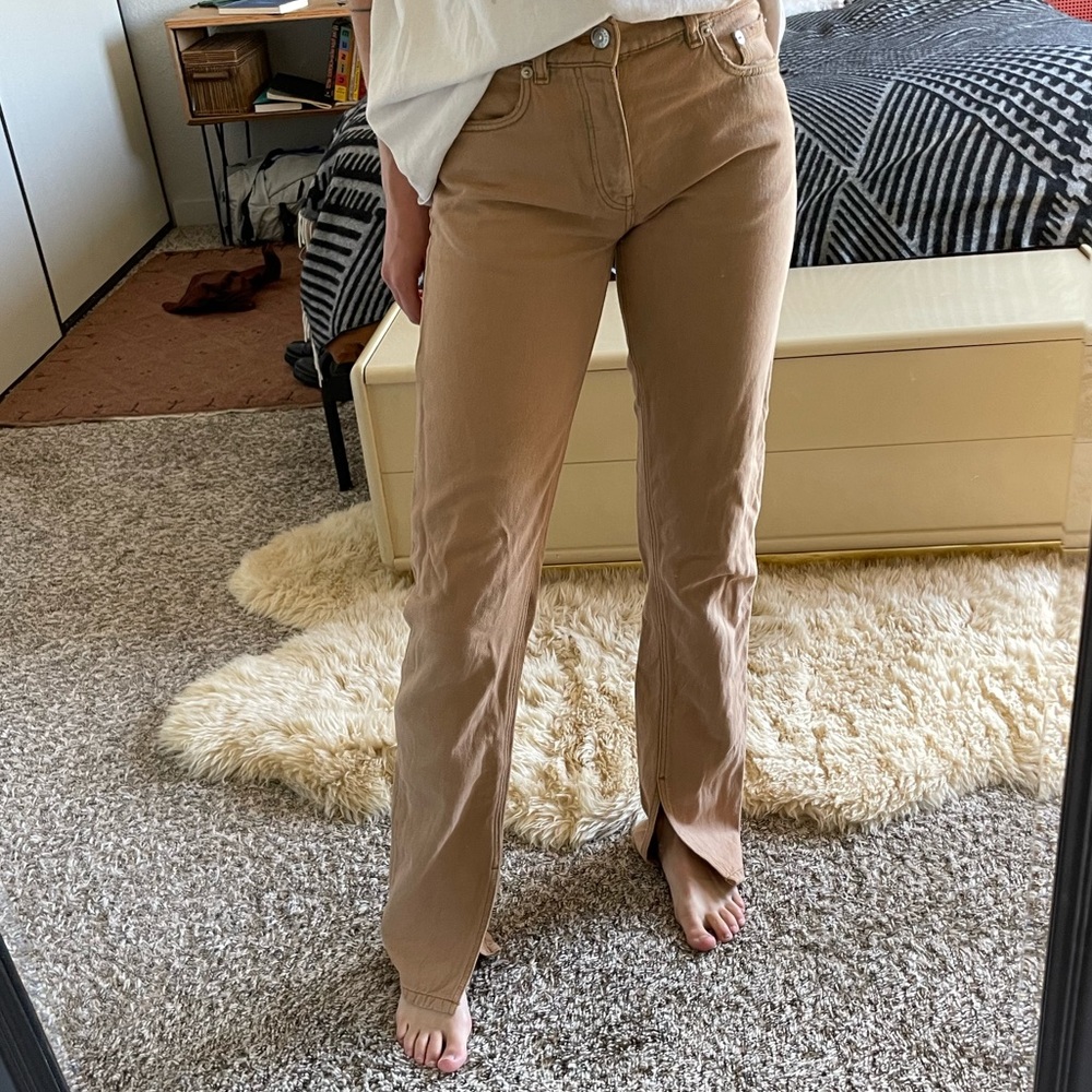 Ganni Slit Jeans